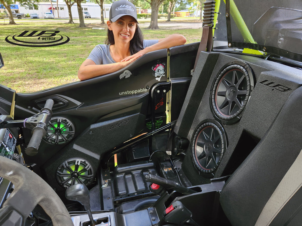 Kawasaki Teryx KRX 1000 dual 12 sub enclosure (includes speakers