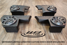 Load image into Gallery viewer, Can Am Defender Limited Lonestar Front door 8 inch enclosures with Rockford Fosgate M1 Marine drivers