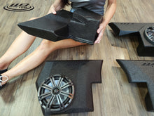 Load image into Gallery viewer, Can Am Defender Limited Lonestar front door 8 inch enclosures with Kicker marine drivers