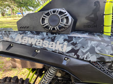 Load image into Gallery viewer, Kawasaki Teryx KRX 1000 factory snorkel location loaded enclosures. (includes speakers)