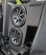 Load image into Gallery viewer, krx 1000 dual 12 inch sub enclosure for click 6 harness loaded with kicker L7T (includes speakers)