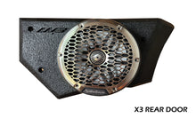 Load image into Gallery viewer, Can-am Maverick X3 rear door custom molded 8 inch enclosures (includes speakers)