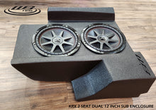 Load image into Gallery viewer, Kawasaki Teryx KRX 1000 dual 12 sub enclosure (includes speakers)