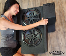 Load image into Gallery viewer, Kawasaki Teryx KRX 1000 dual 12 sub enclosure (includes speakers)