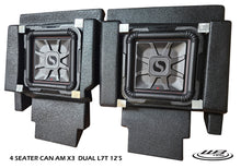 Load image into Gallery viewer, CAN AM X3 4 SEATER FRONT PASSENGERS SIDE DOWNFIRE 12 INCH ENCLOSURE AND SUB KICKER L7T