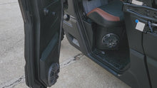 Load and play video in Gallery viewer, Can Am Defender Limited Lonestar Front door 8 inch enclosures with Rockford Fosgate M1 Marine drivers