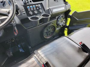 Honda Pioneer custom molded under dash 12in sub enclosure
