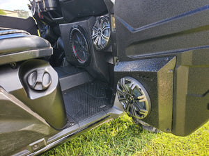 Honda Pioneer custom molded under dash 12in sub enclosure