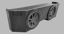 Load image into Gallery viewer, Can Am defender front/rear under bench dual 12 inch subwoofer enclosure
