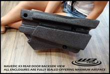 Load image into Gallery viewer, Can-am Maverick X3 rear door custom molded 8 inch enclosures (includes speakers)