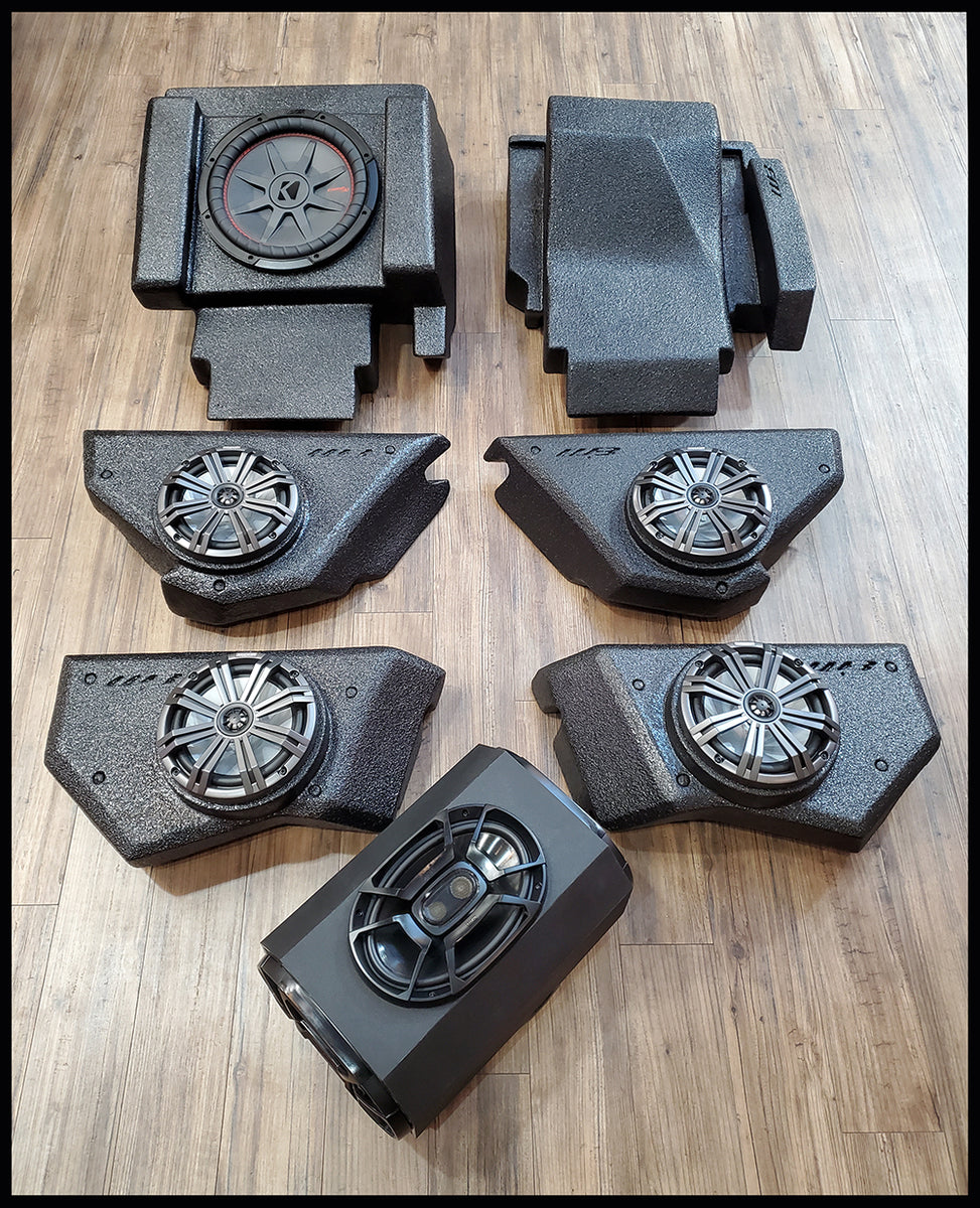 Can-am Maverick X3 Front door 8inch custom molded enclosures