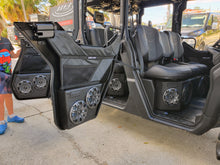 Load image into Gallery viewer, Can Am defender front or rear under bench Subwoofer enclosures featuring (2) 12&#39;s and (2) 8&#39;s
