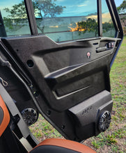 Load image into Gallery viewer, Can Am Defender Limited Lonestar Rear door 8 inch enclosures Loaded with Kicker Marine
