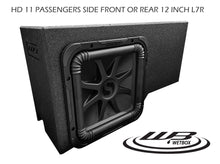 Load image into Gallery viewer, Can Am Defender HD11 rear or front seat passengers side single 12 inch sub enclosure With The L7R
