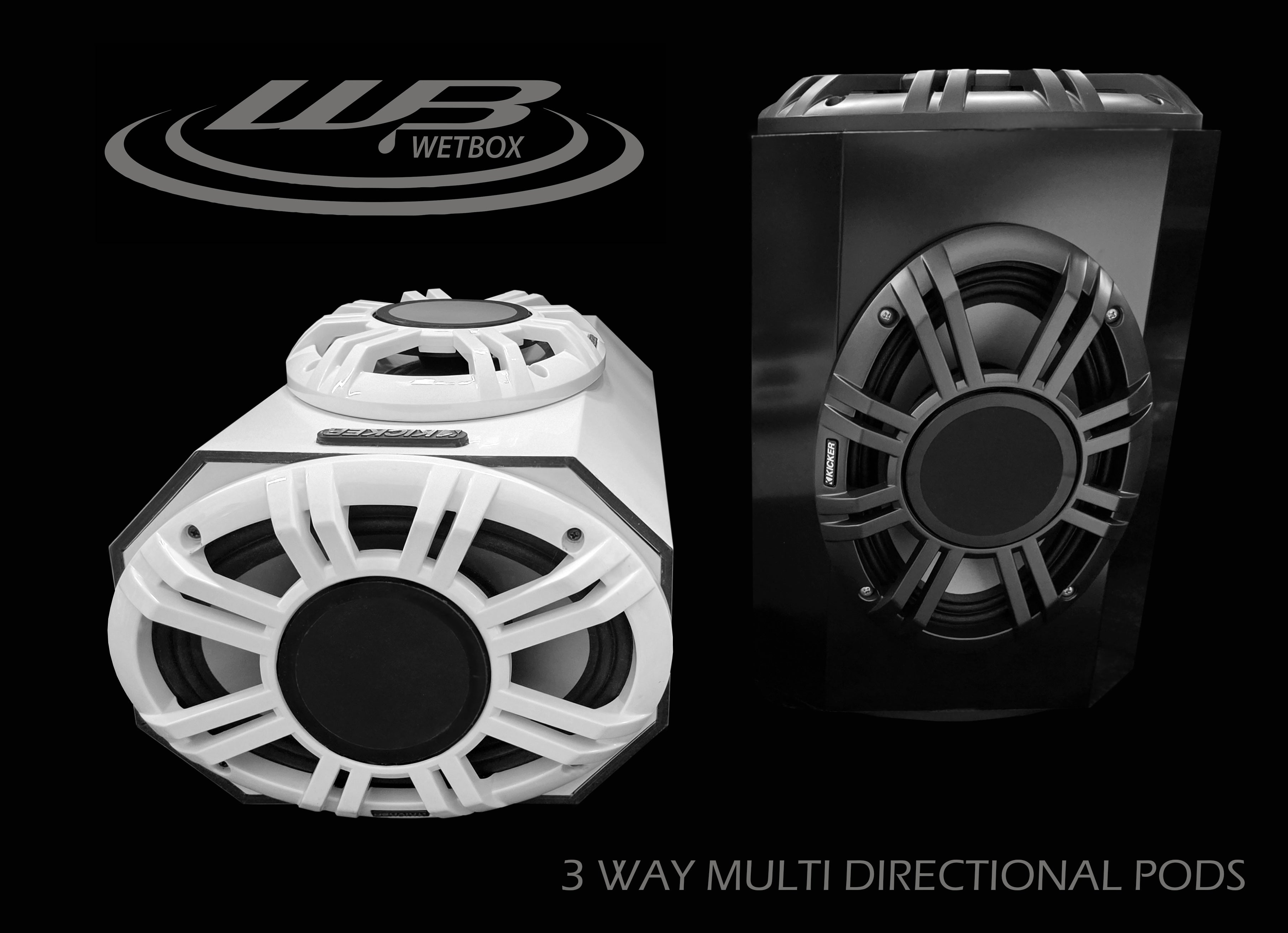 Rady マルチボックス S SXS Multi Directional Audio Pods (includes 6 speakers) – wetboxaudio