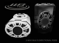 SXS Multi Directional Audio Pods (includes 6 speakers)