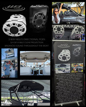 Load image into Gallery viewer, Wetbox downfire 12 inch L7T universal sub enclosure with additional outfire 8 inch or 6x9's speakers

