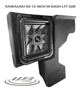 Kawasaki H2 12 inch in dash sub