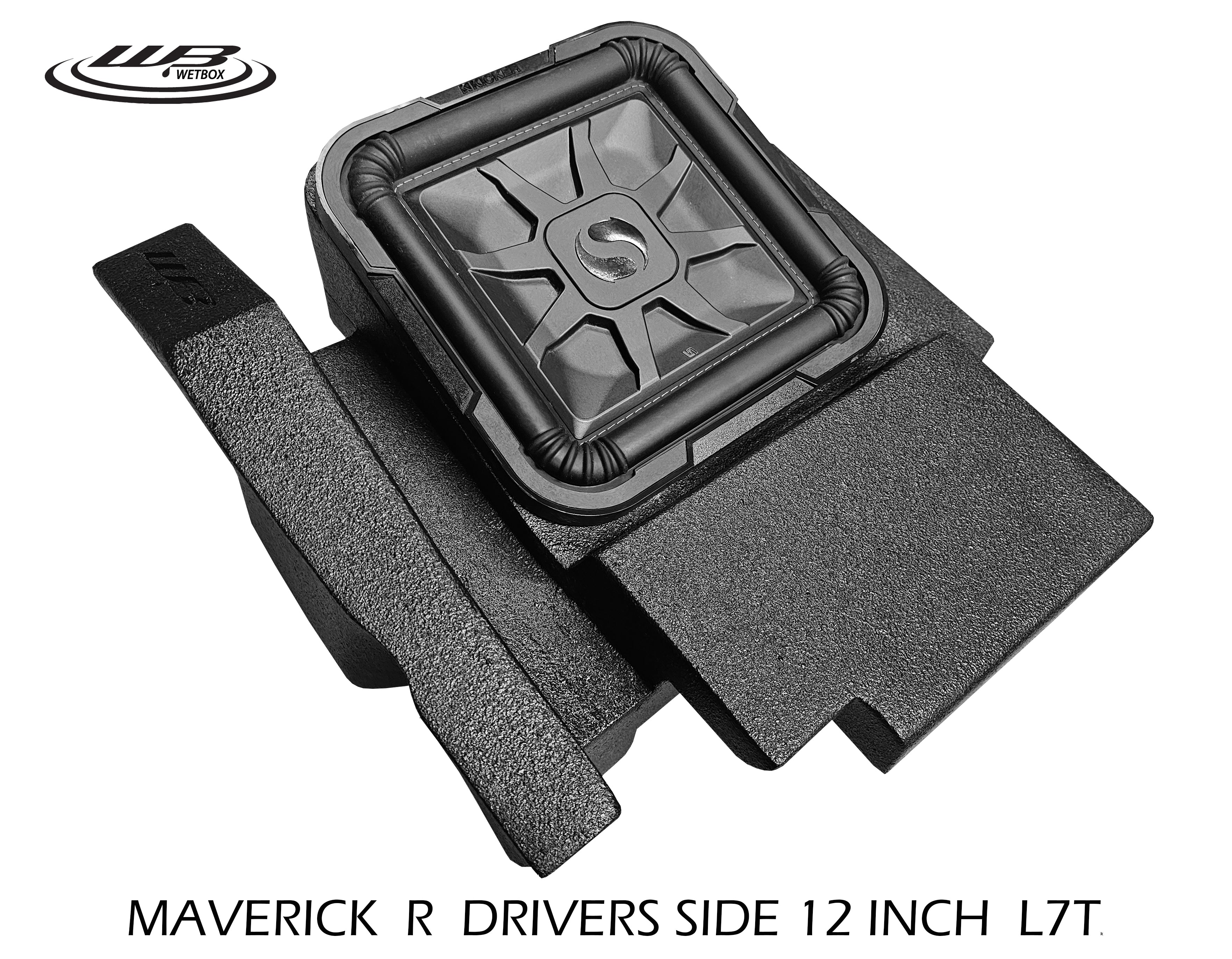 Maverick R front drivers side 12 inch Sub (includes speaker 