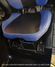 Load image into Gallery viewer, Honda Talon 2 seater drivers side down firing Under Driver&#39;s Seat 12 inch sub enclosure
