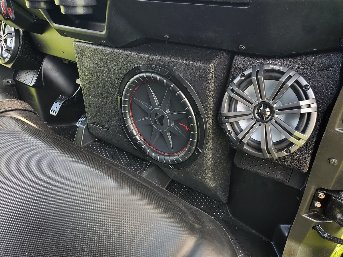 Kick Panel Pods Honda Pioneer 8in kick panel pods (includes speakers) – wetboxaudio