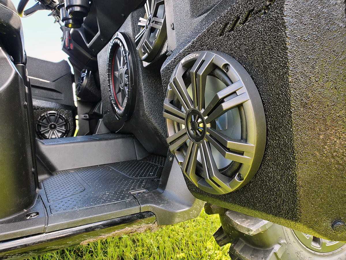 Kick Panel Pods Honda Pioneer 8in kick panel pods (includes speakers) – wetboxaudio