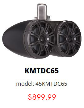 KICKER POWERSPORD/MARINE DUAL 6.5 INCH PODS KMTDC65 (45KMTDC65)